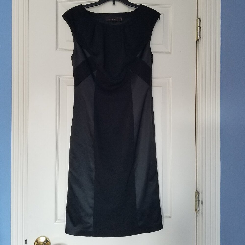The Limited Sheath Stretch Black Dress